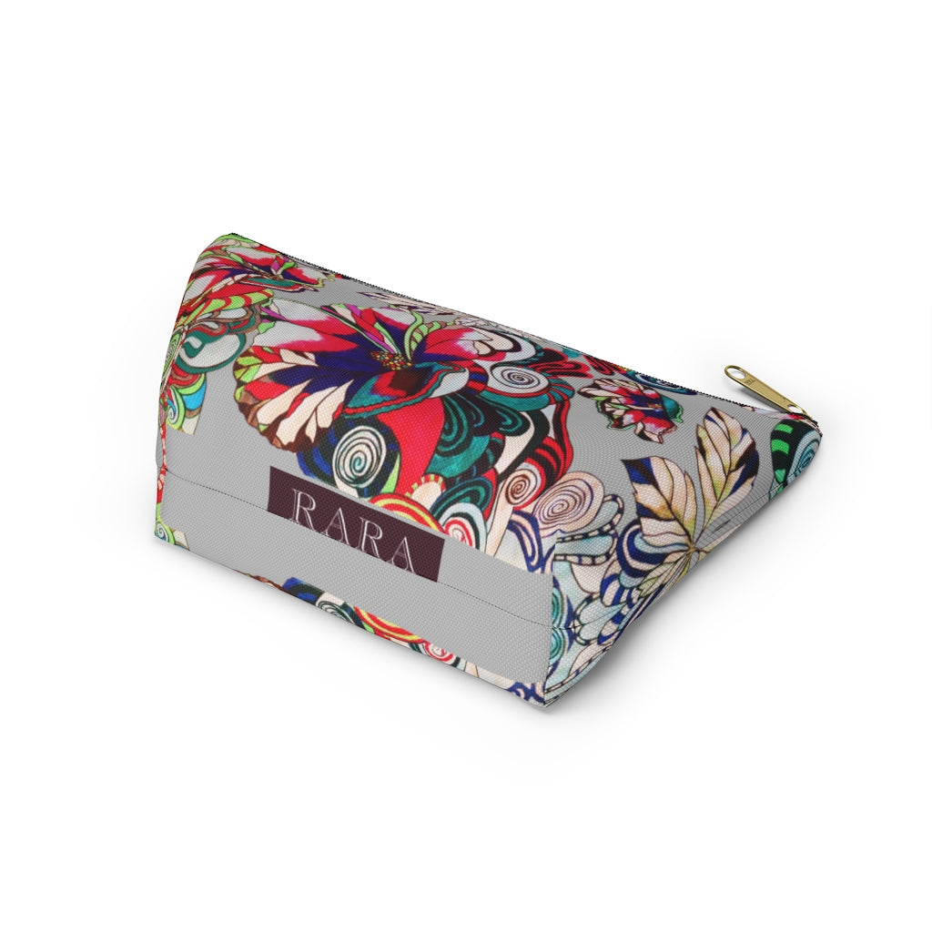 Floral Pop Slate Accessory Pouch