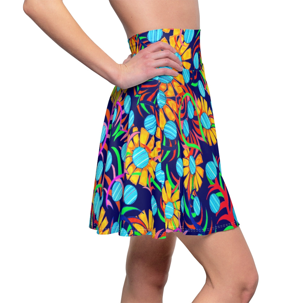 Sunflower Ink Skater Skirt