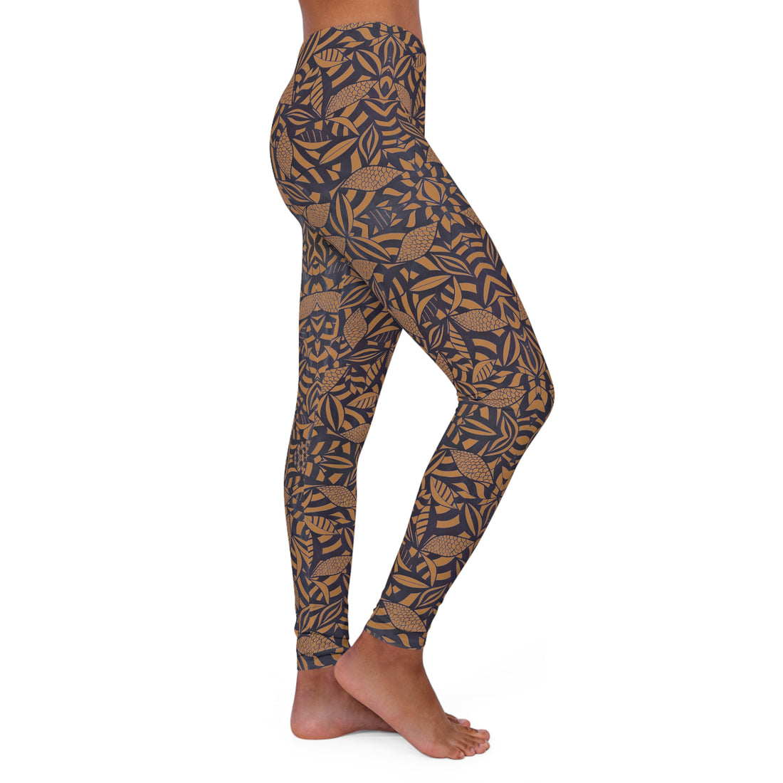 Tussock Tropical Minimalist Spandex Leggings