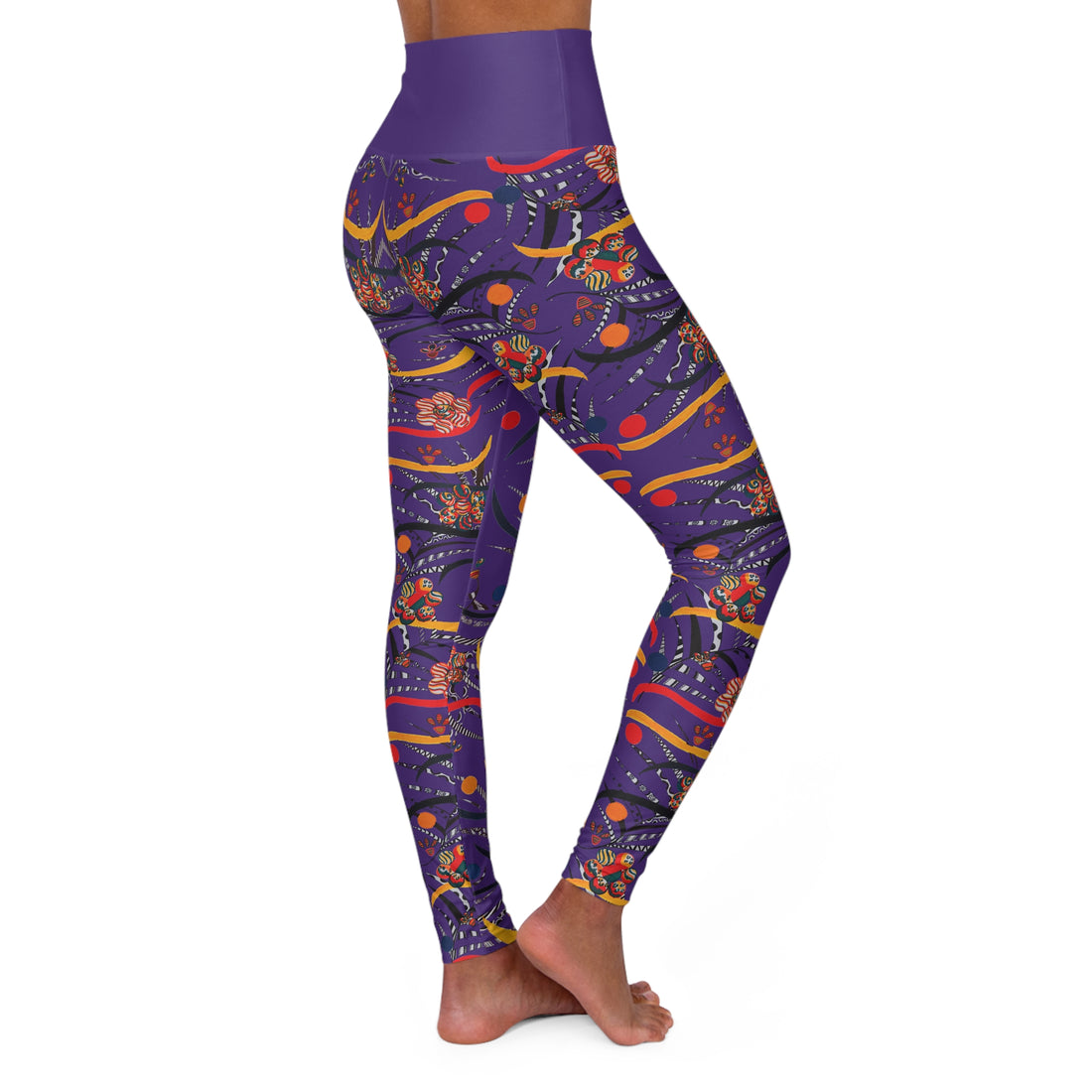 Purple Wilderness Yoga Leggings