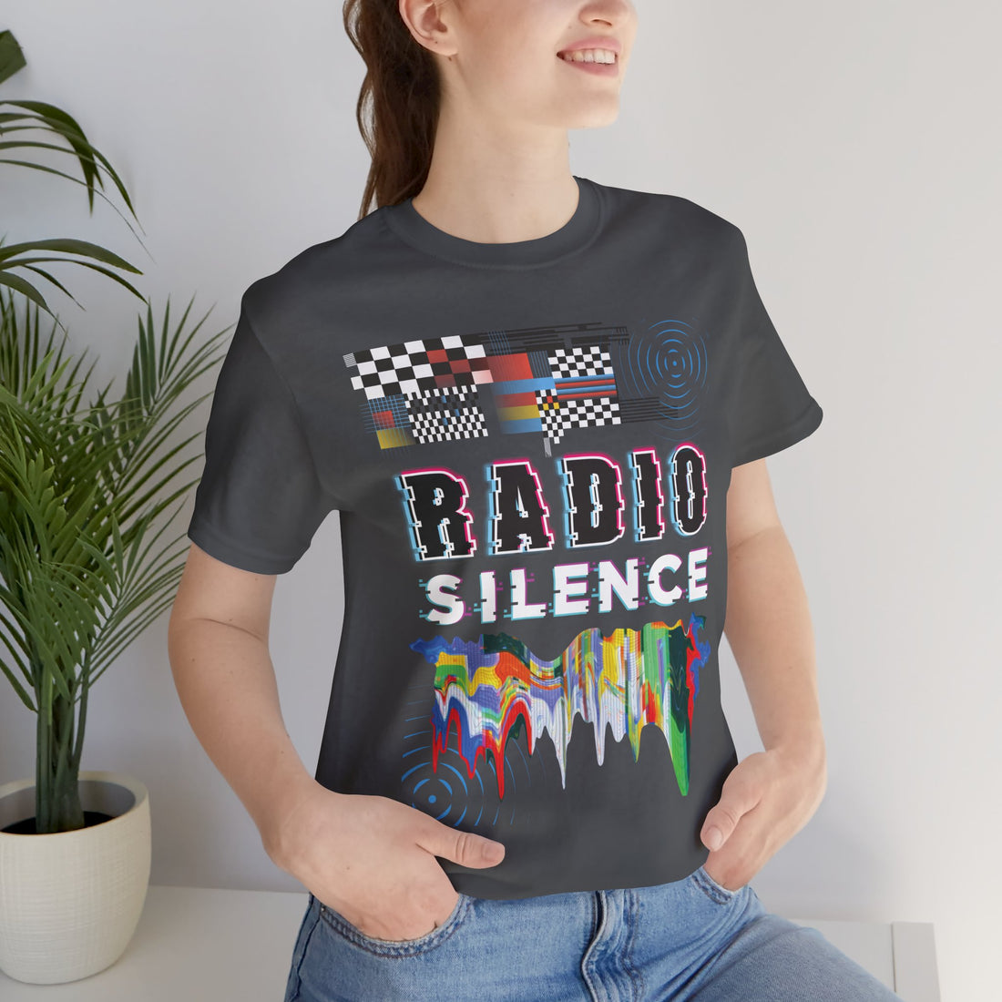 Radio Silence Typography Unisex Jersey Tee