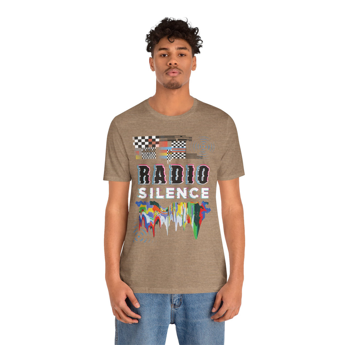 Radio Silence Typography Unisex Jersey Tee