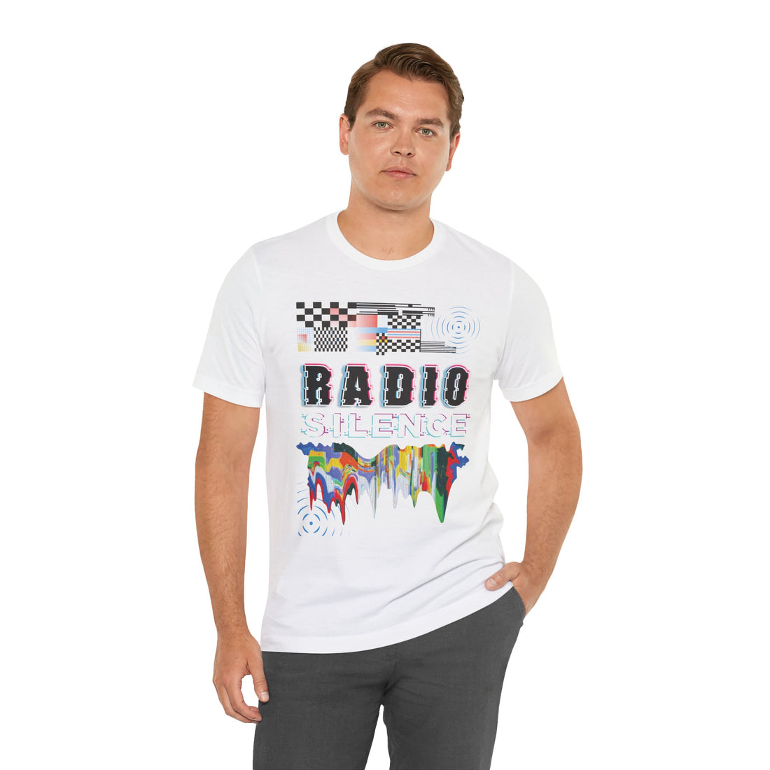 Radio Silence Typography Unisex Jersey Tee