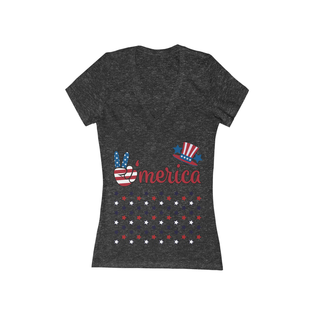 Women's Jersey American V-Neck Tee