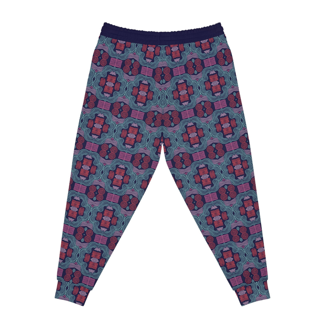 Ink Geometric Print Unisex Joggers