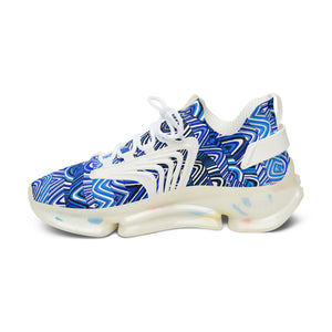 White Sonic OTT Women's Mesh Knit Sneakers