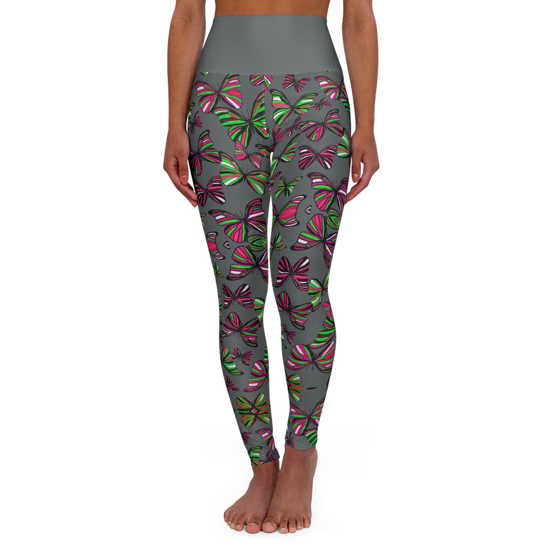 Ash butterfly kaleidoscope Yoga Leggings