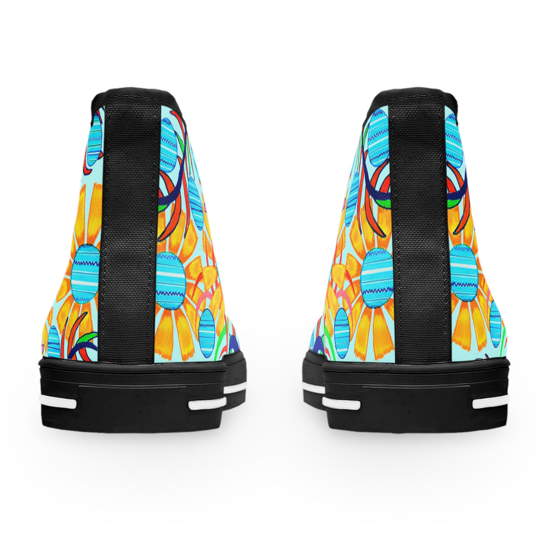 Icy Sunflower Women's High Top Sneakers