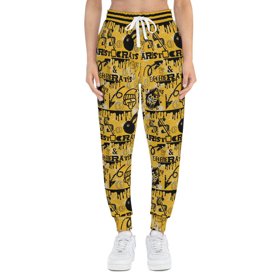 Yellow Polar Graphic Unisex Joggers