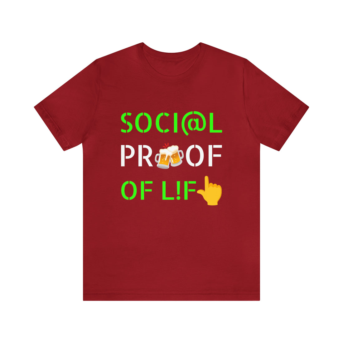 Unisex Social Proof Jersey Tee