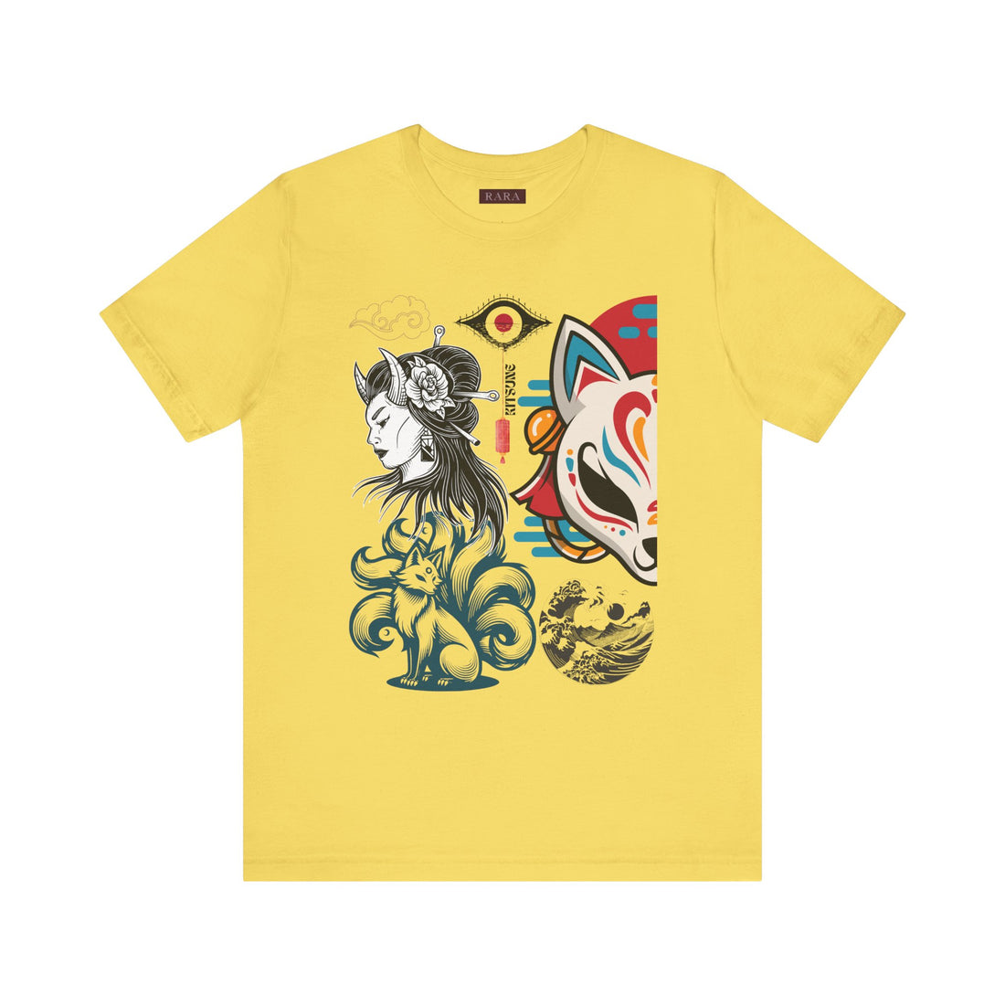 Japanese Kitsune Unisex Jersey Tee