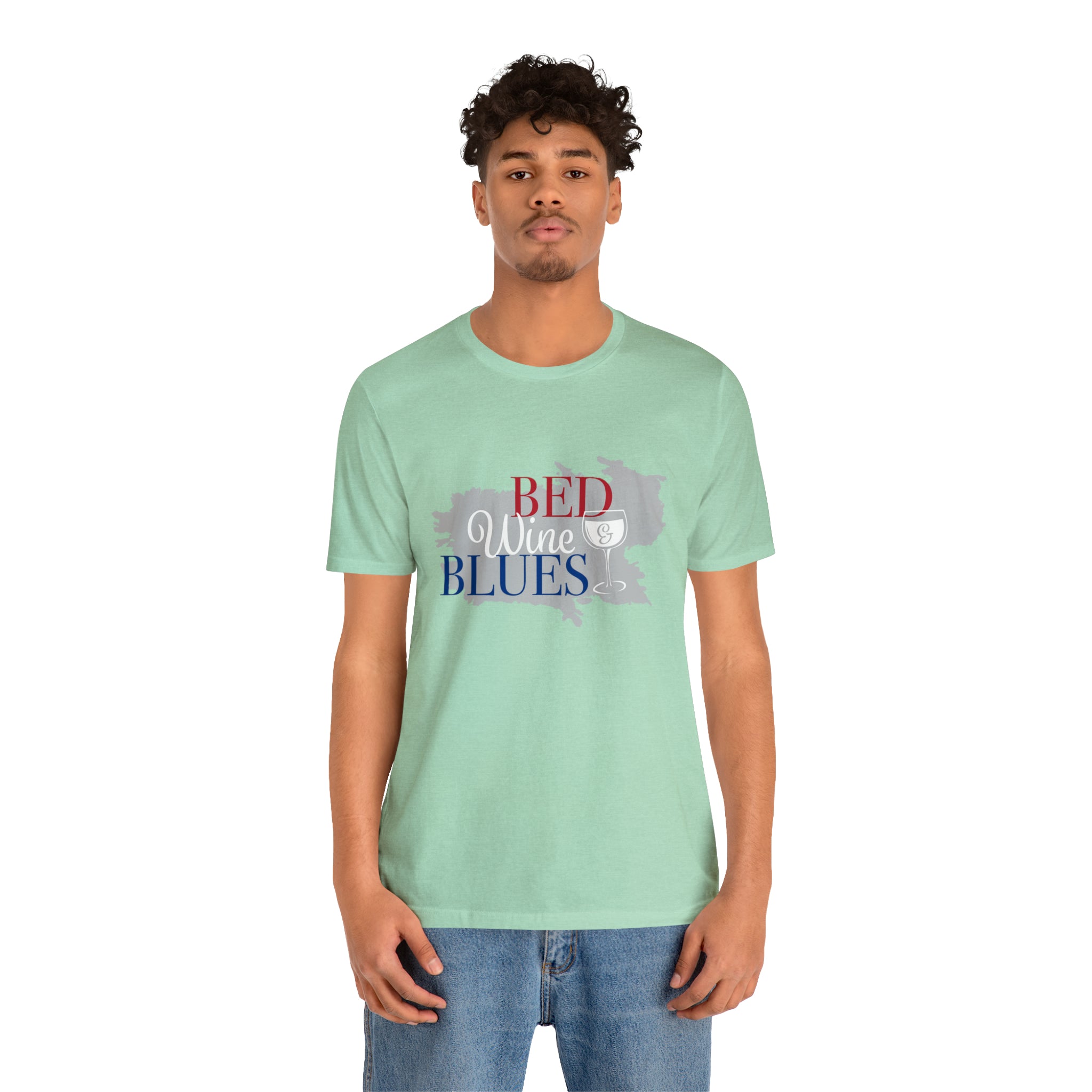 Unisex Jersey Bed & Wine Tee