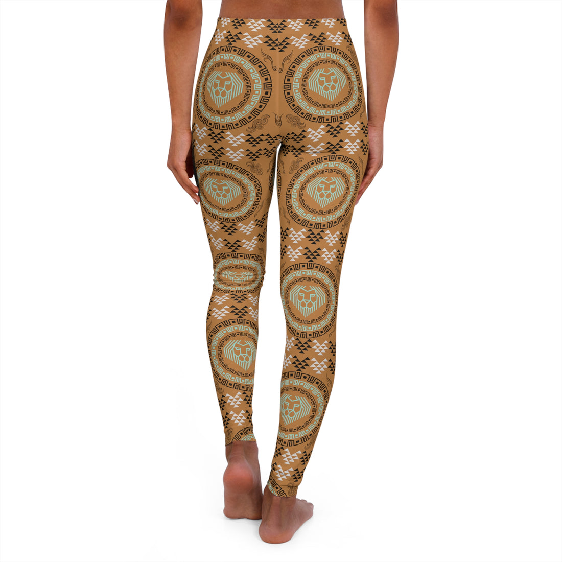 Tussock lion head Spandex Leggings