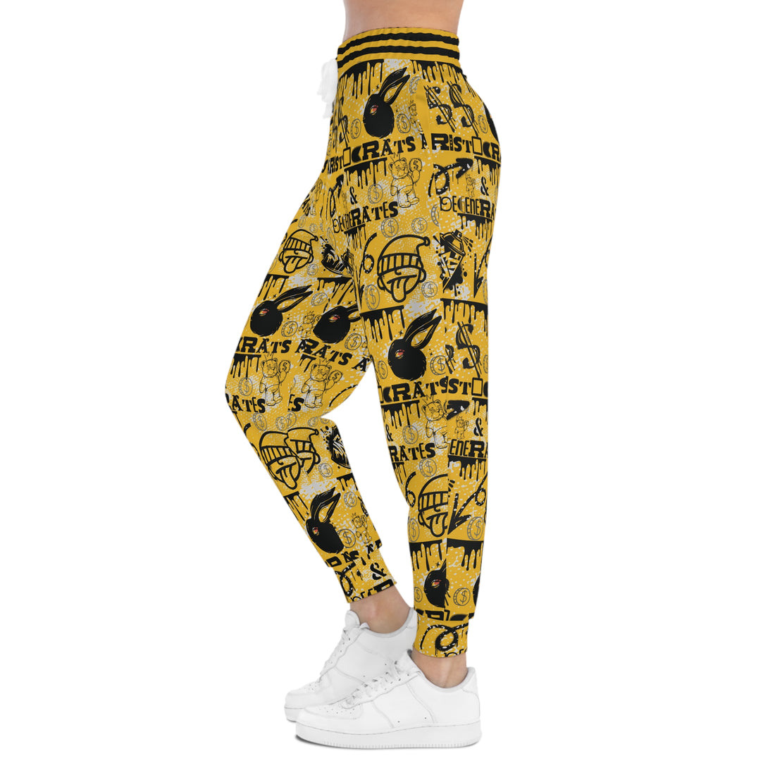 Yellow Polar Graphic Unisex Joggers