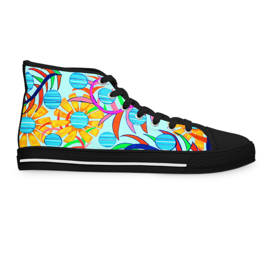 Icy Sunflower Women's High Top Sneakers