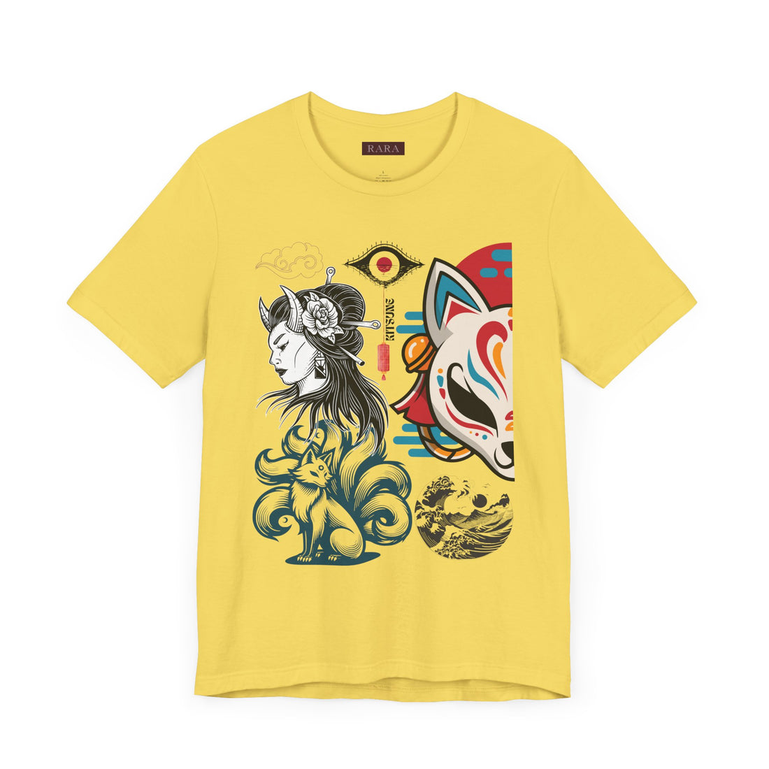 Japanese Kitsune Unisex Jersey Tee