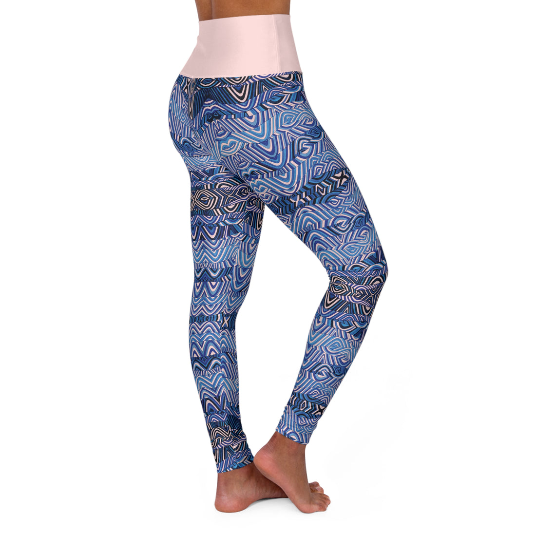 Pale Pink Sonic Yoga Leggings