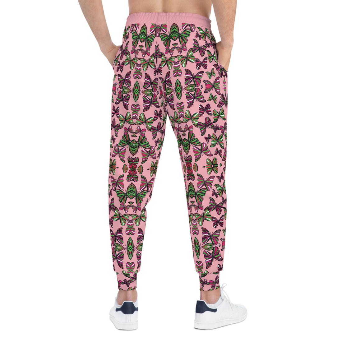 Blush Butterflies Kaleidoscope AOP Joggers