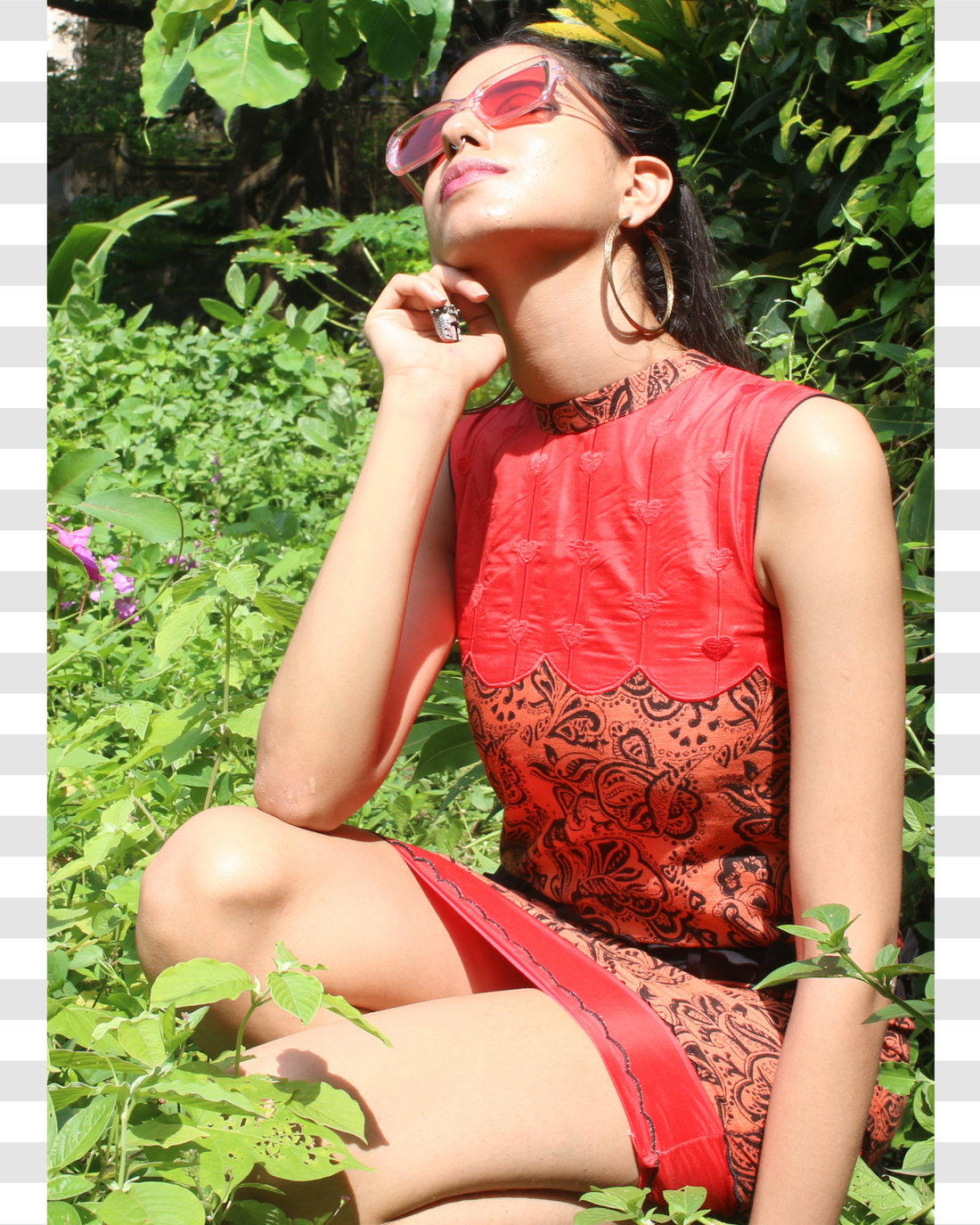 Agnija Handloom Linen Dress