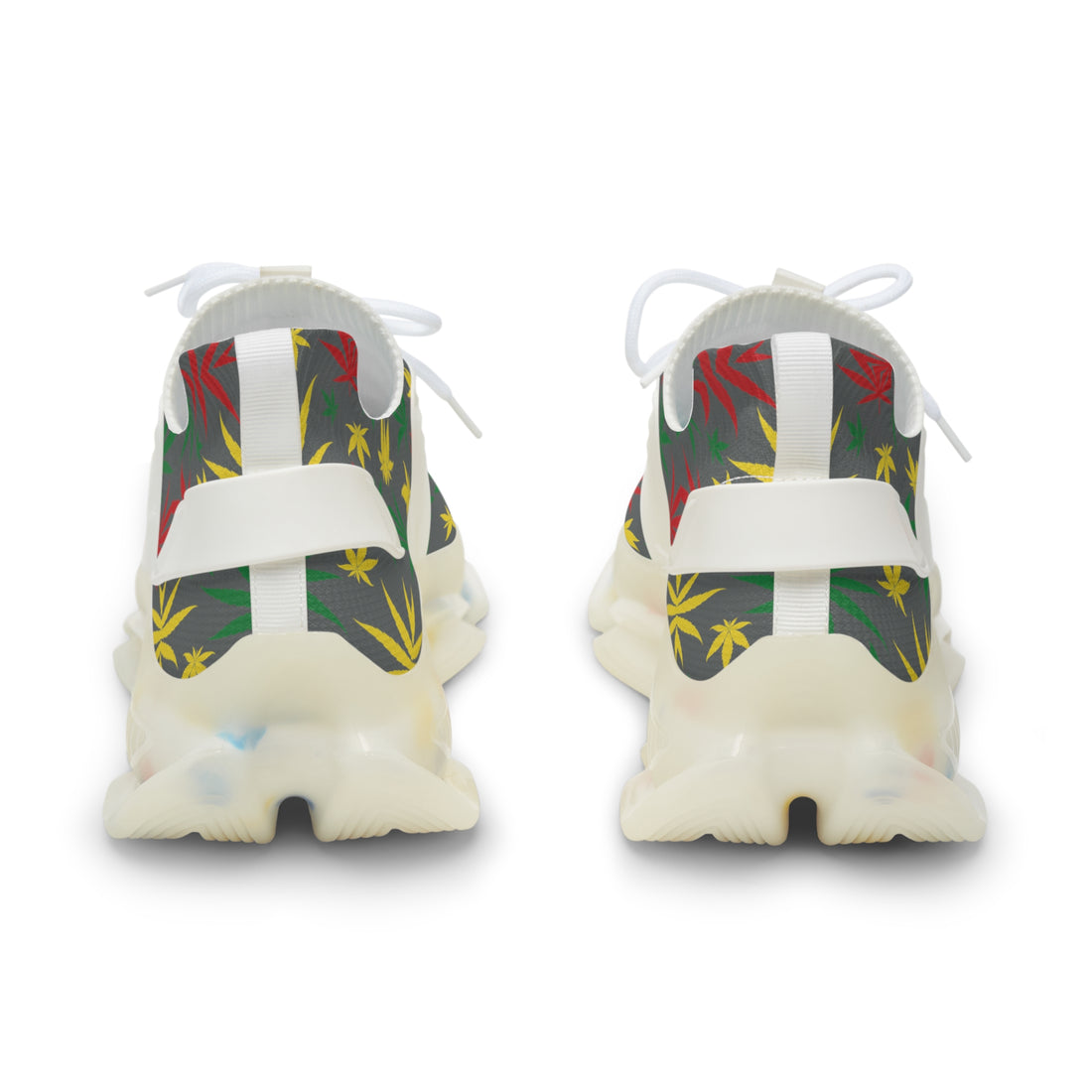 Ash Tropical Rasta Toned Men's Mesh Knit Sneakers