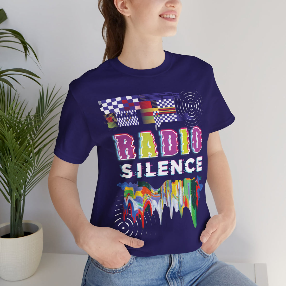 Radio Silence Typography Unisex Jersey Tee