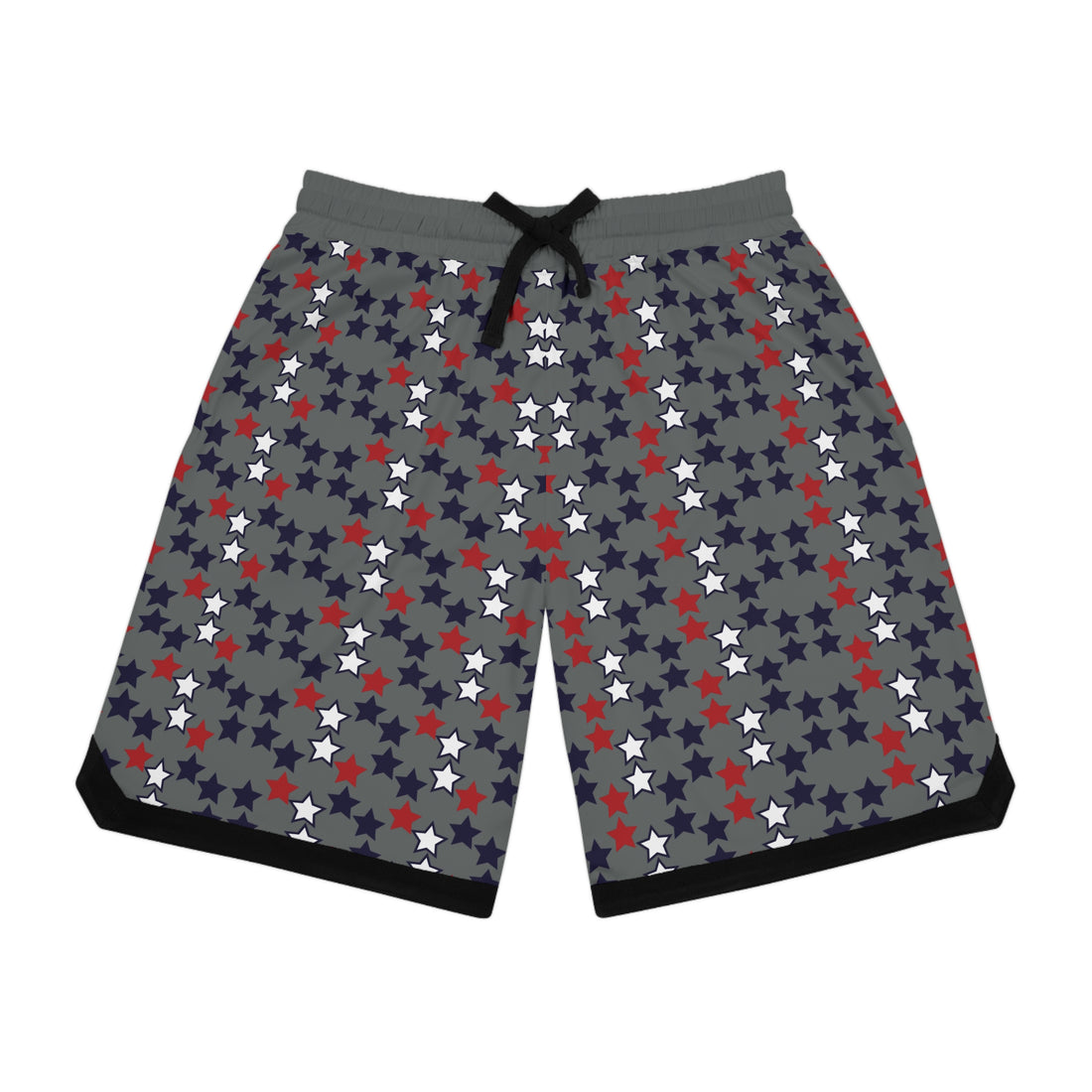 Ash Grey Stardom Basketball Rib Shorts (AOP)