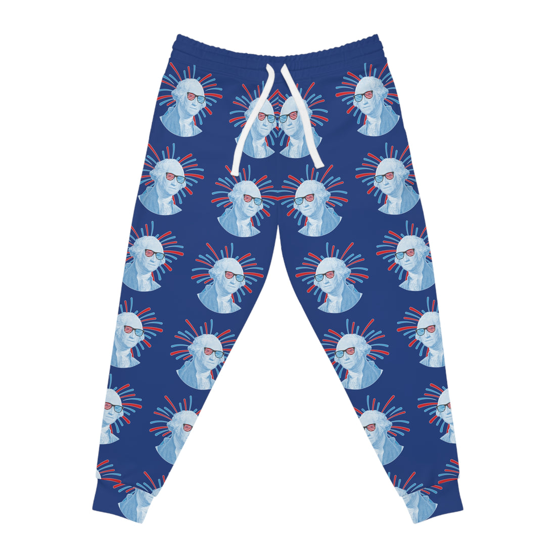 Blue Unisex Washington AOP Joggers