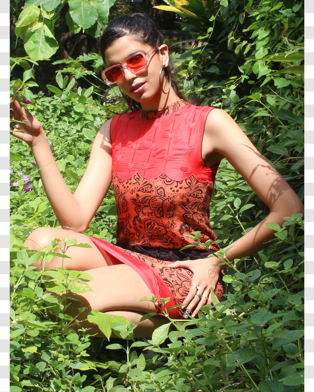 Agnija Handloom Linen Dress