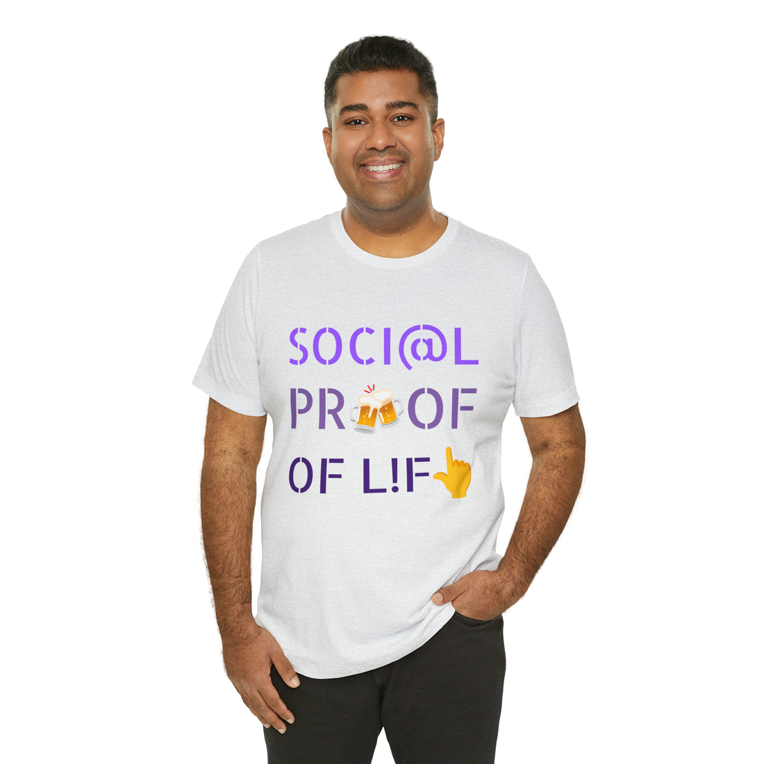 Unisex Social Proof Jersey Tee