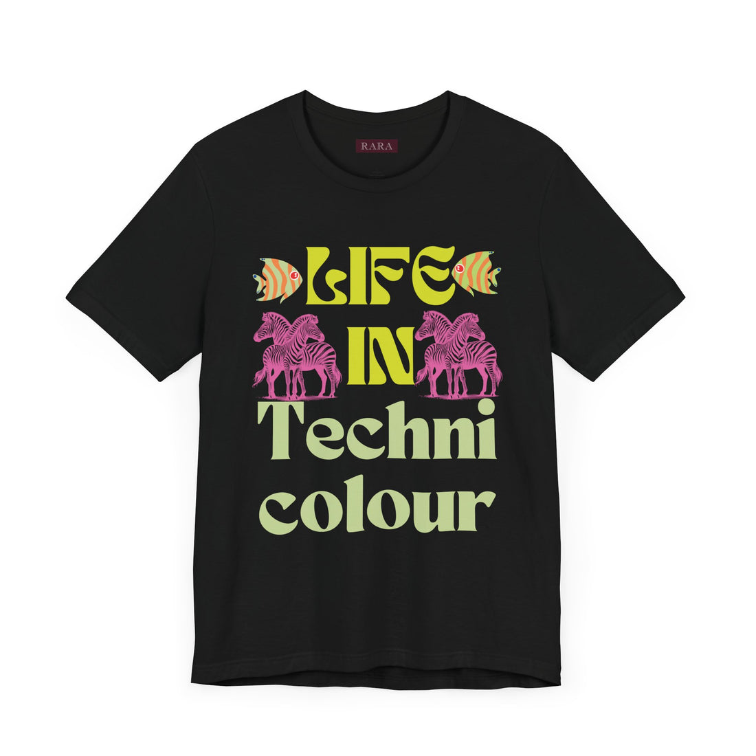 Life In Colour Typography Unisex Jersey Tee