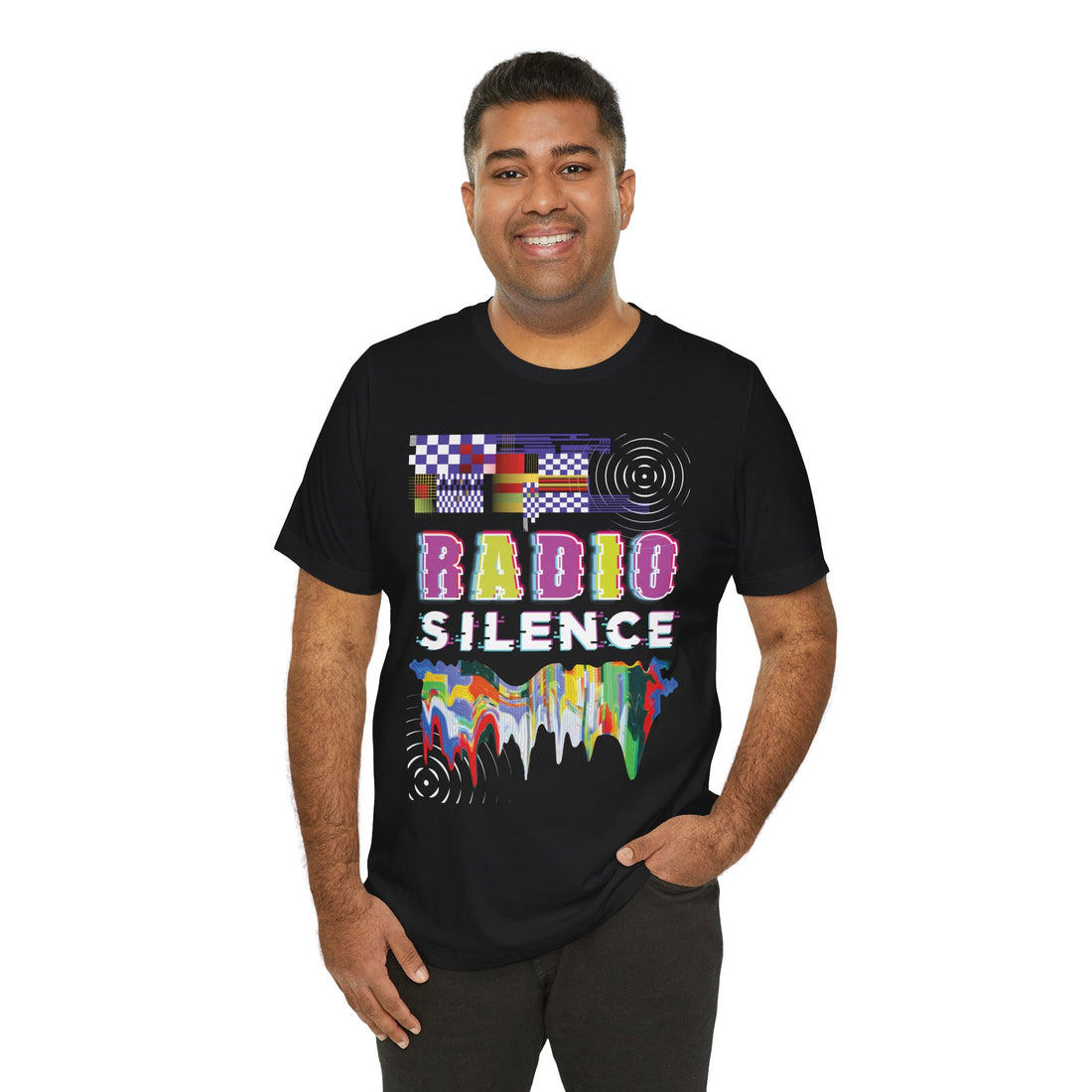 Radio Silence Typography Unisex Jersey Tee