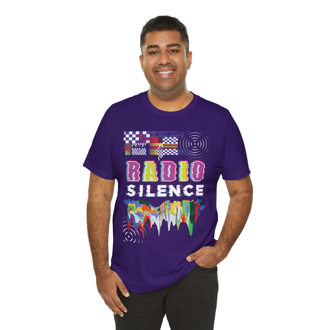 Radio Silence Typography Unisex Jersey Tee