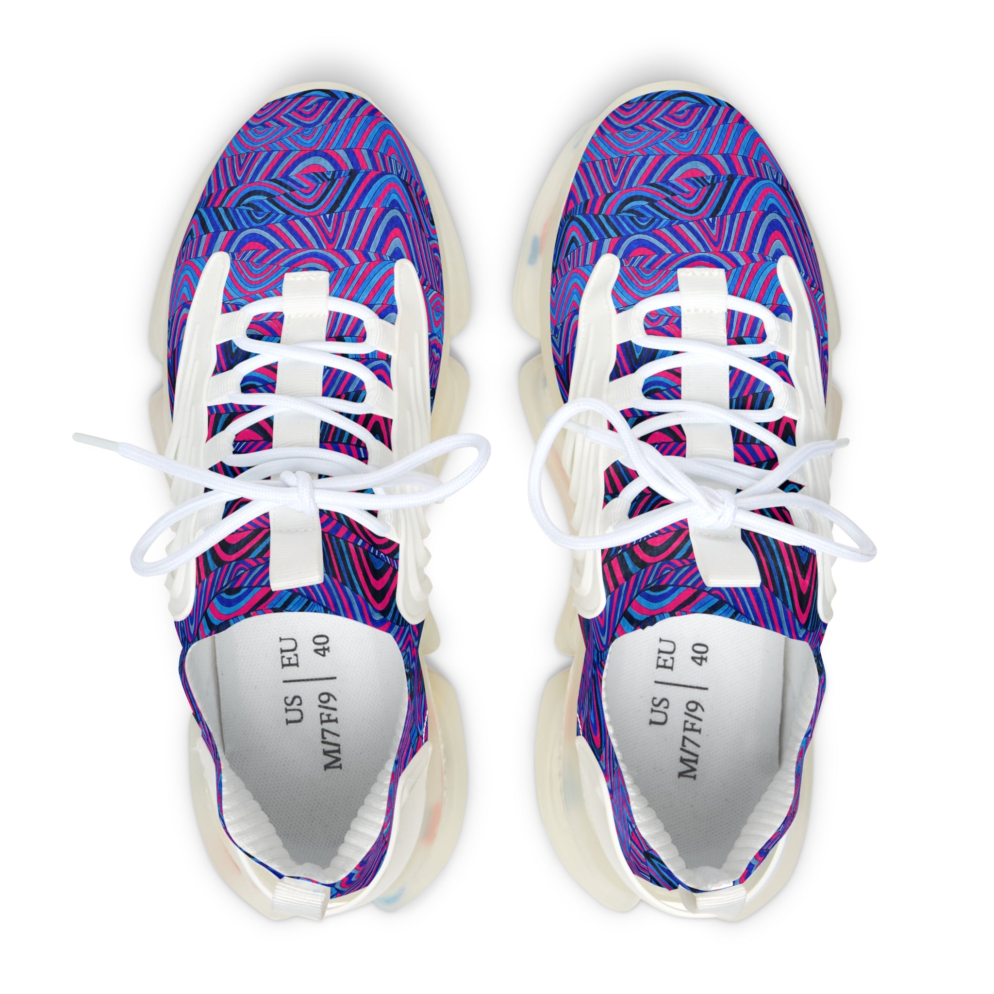 Hot Pink Sonic OTT Women's Mesh Knit Sneakers