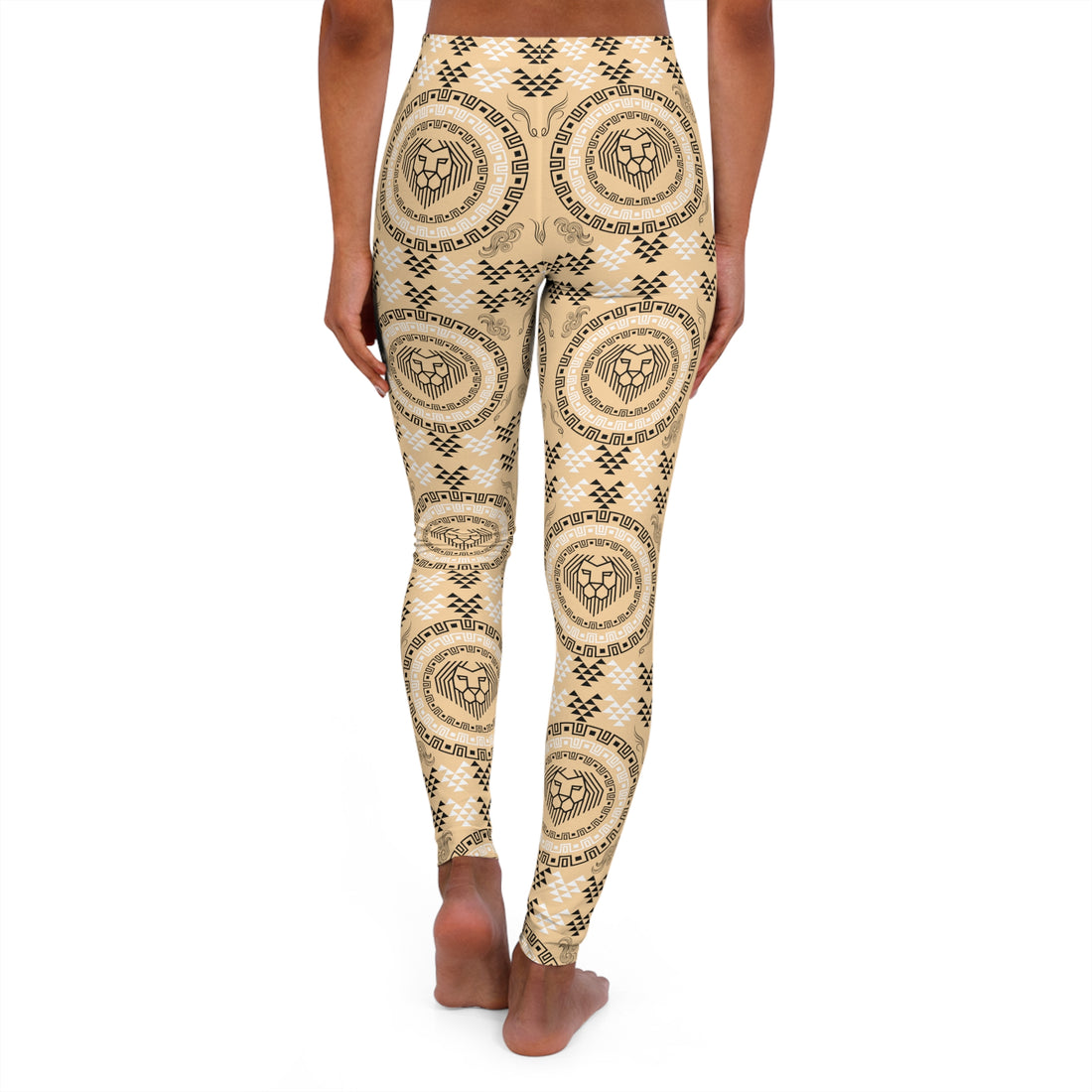 Tuscan lion head Spandex Leggings