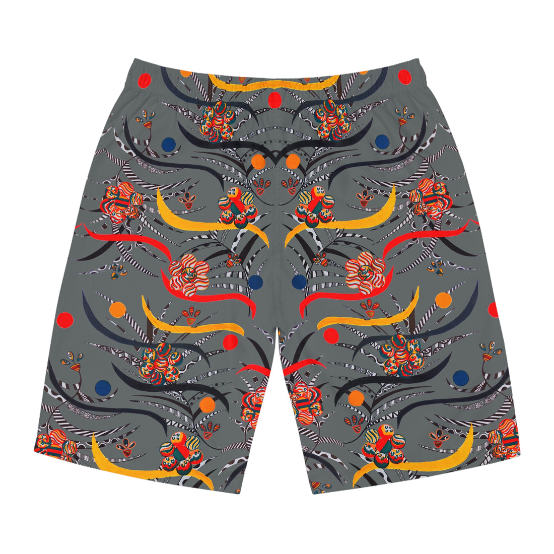 Ash Wilderness Print Men's Board Shorts (AOP)