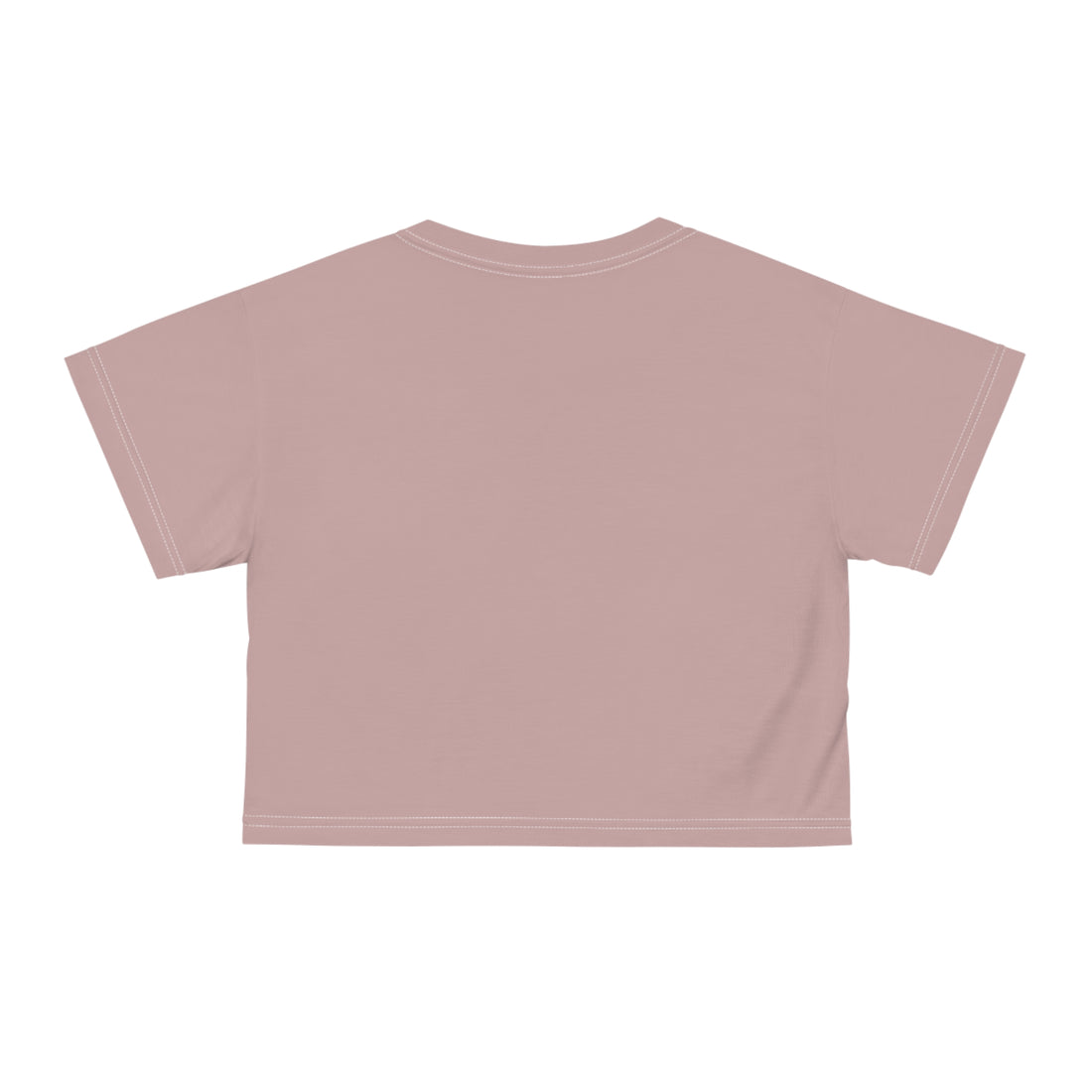 Taupe Millennial AOP Crop Tee