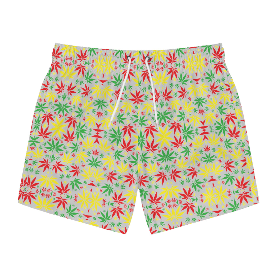 Slate Tropical Rasta Toned Swimming Trunks