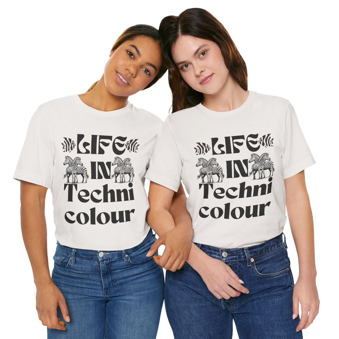 Life In Colour Typography Unisex Jersey Tee