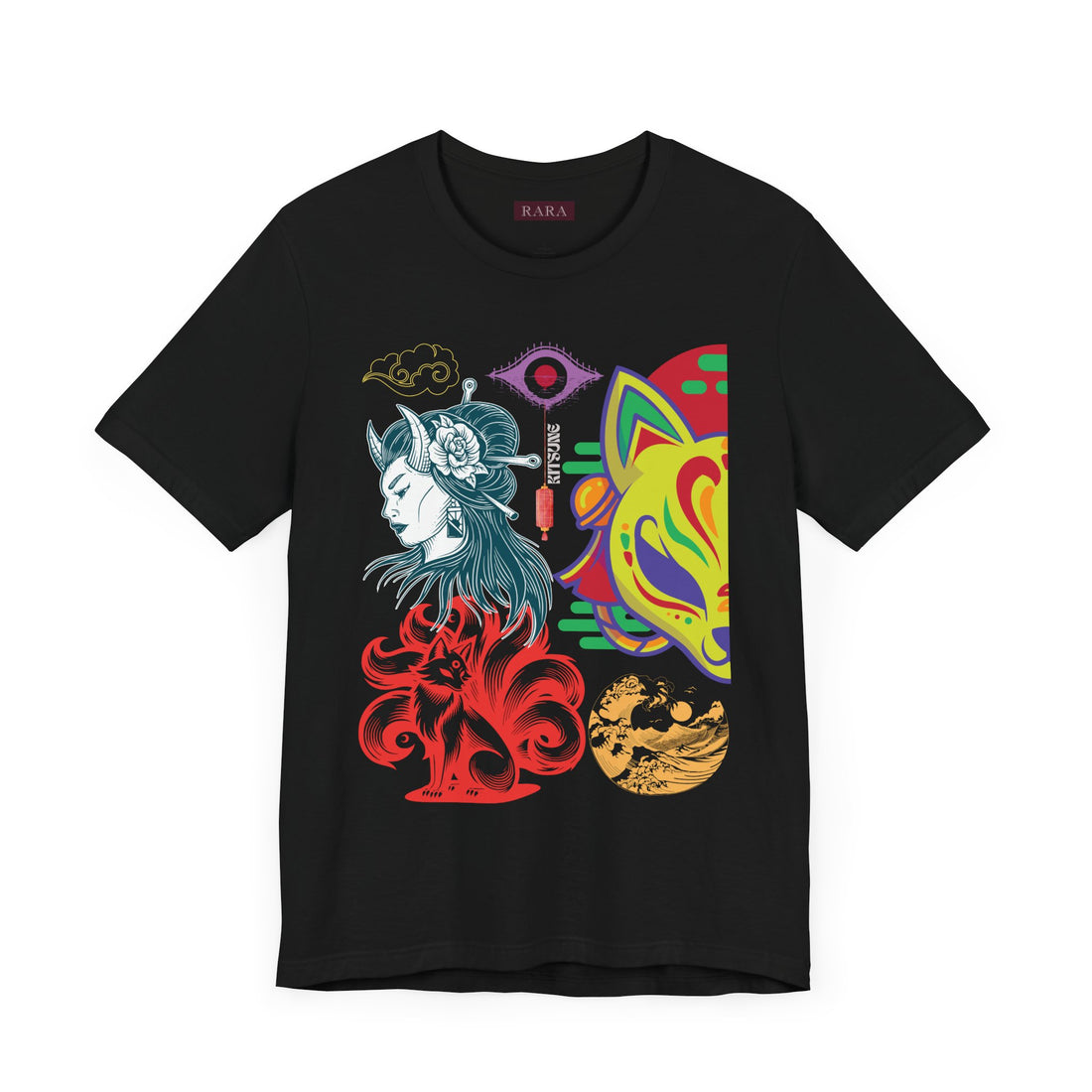 Japanese Kitsune Unisex Jersey Tee