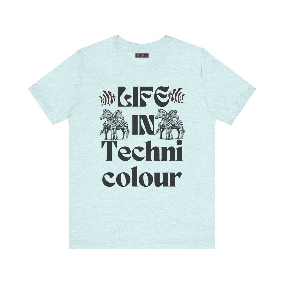 Life In Colour Typography Unisex Jersey Tee