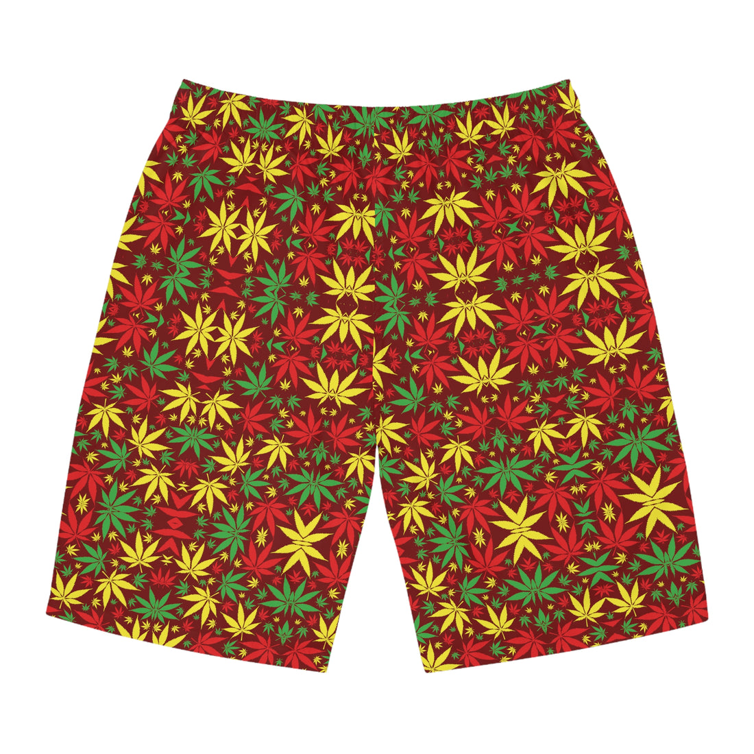 Auburn Rasta Toned Men's Board Shorts (AOP)