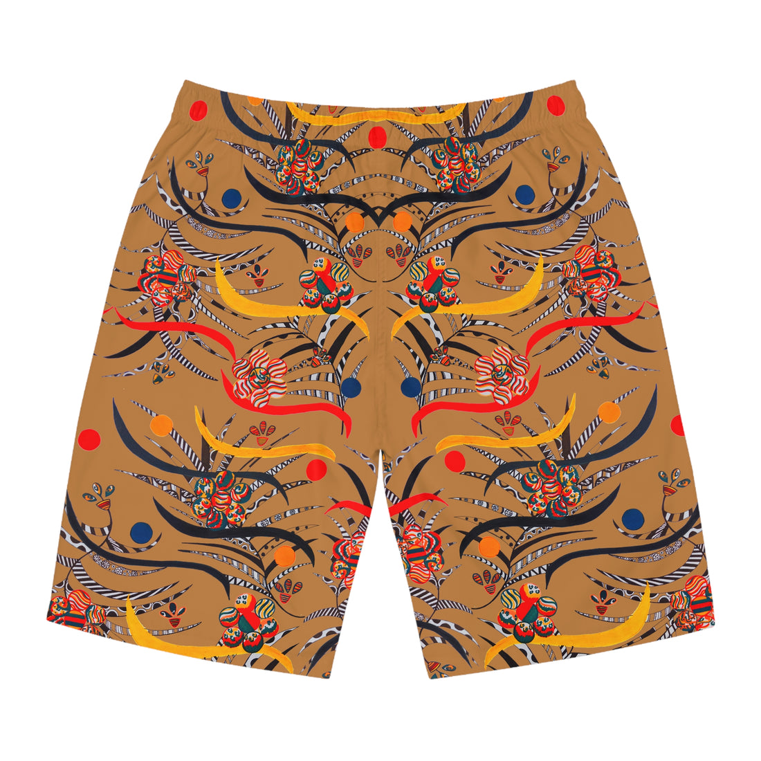 Tussock Wilderness Print Men's Board Shorts (AOP)