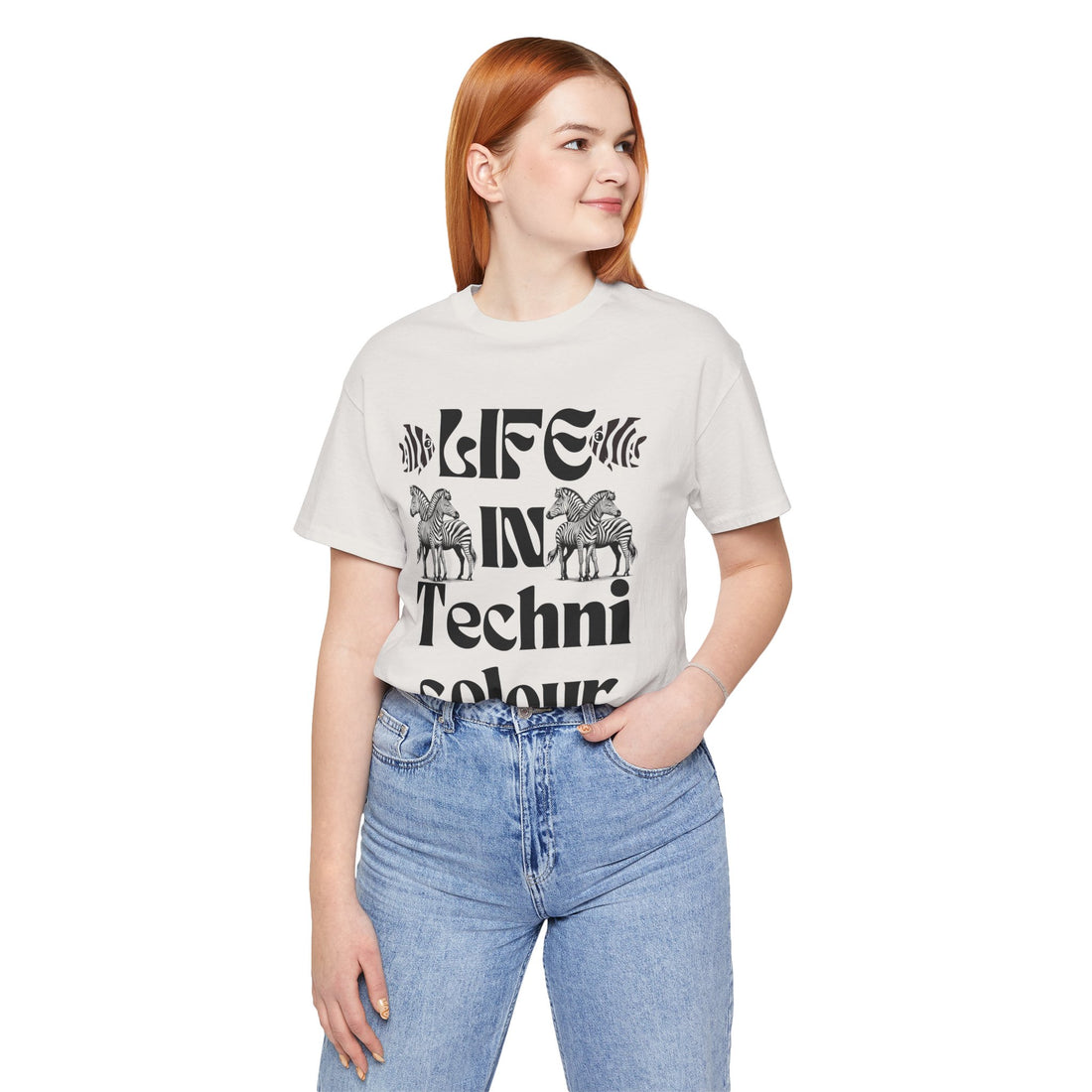 Life In Colour Typography Unisex Jersey Tee