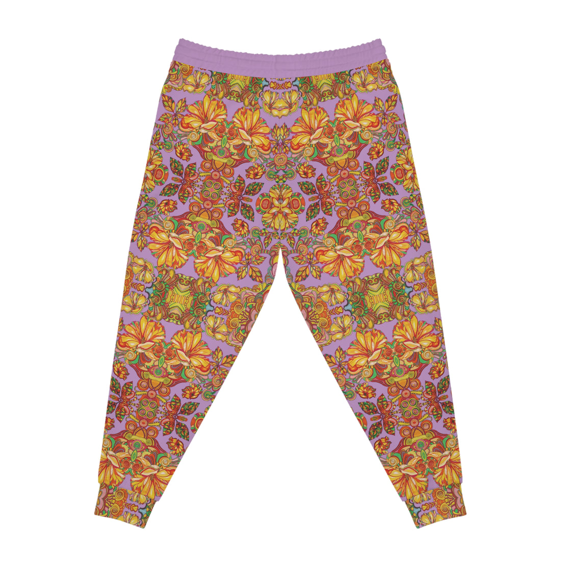 Lavender AOP Artsy Floral Joggers