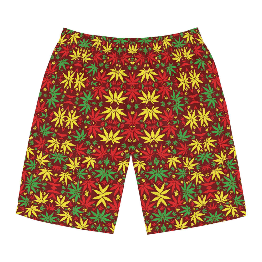 Auburn Rasta Toned Men's Board Shorts (AOP)