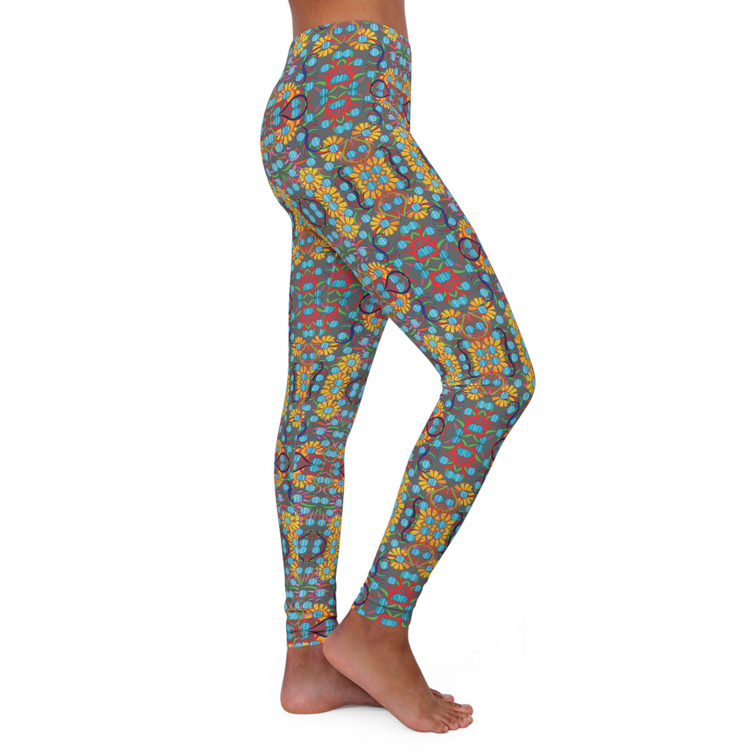 Ash Sunflower Spandex Leggings