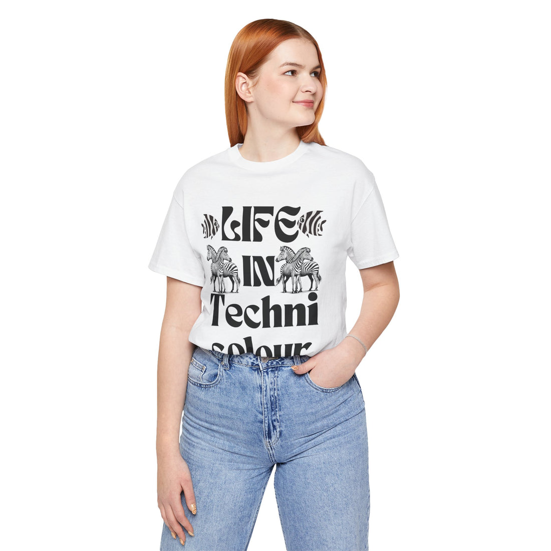 Life In Colour Typography Unisex Jersey Tee