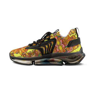 Canary Artsy Floral OTT Men's Mesh Knit Sneakers