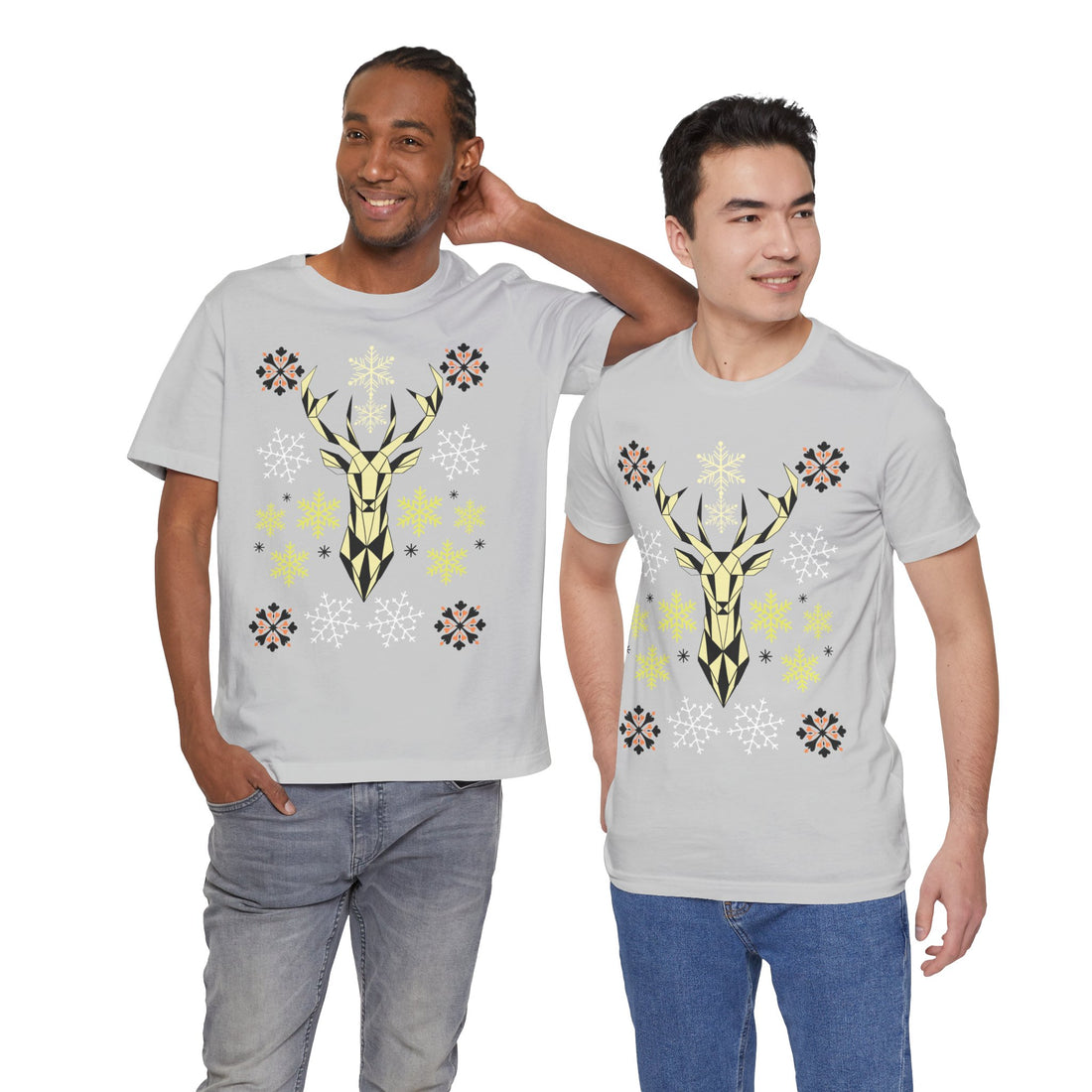 Stag Print Unisex Jersey Tee