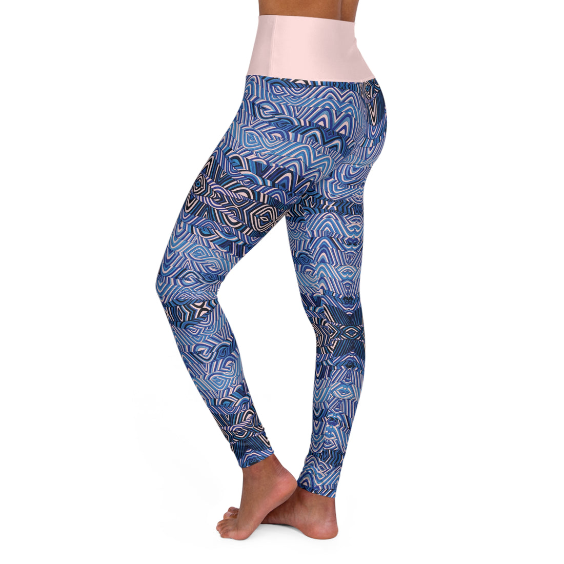 Pale Pink Sonic Yoga Leggings